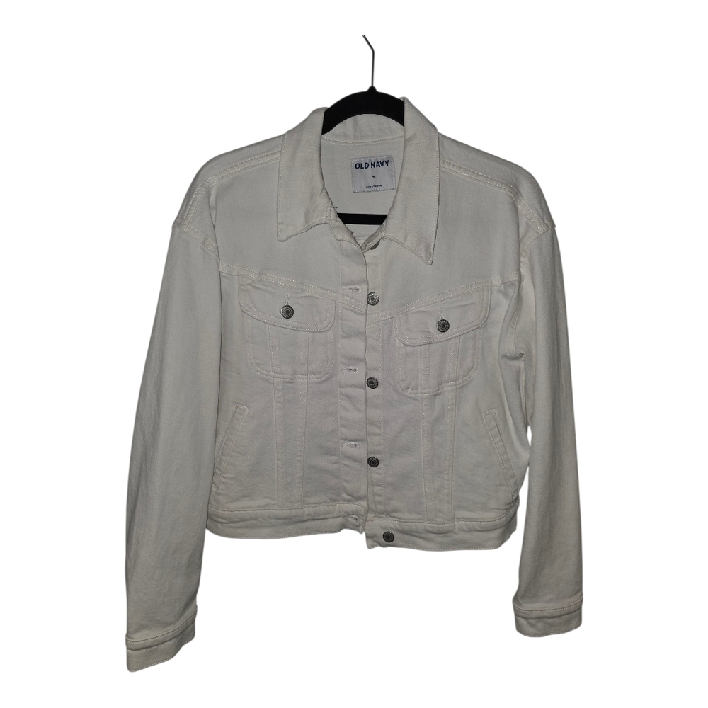 Old Navy Women's Off-White Denim Jacket